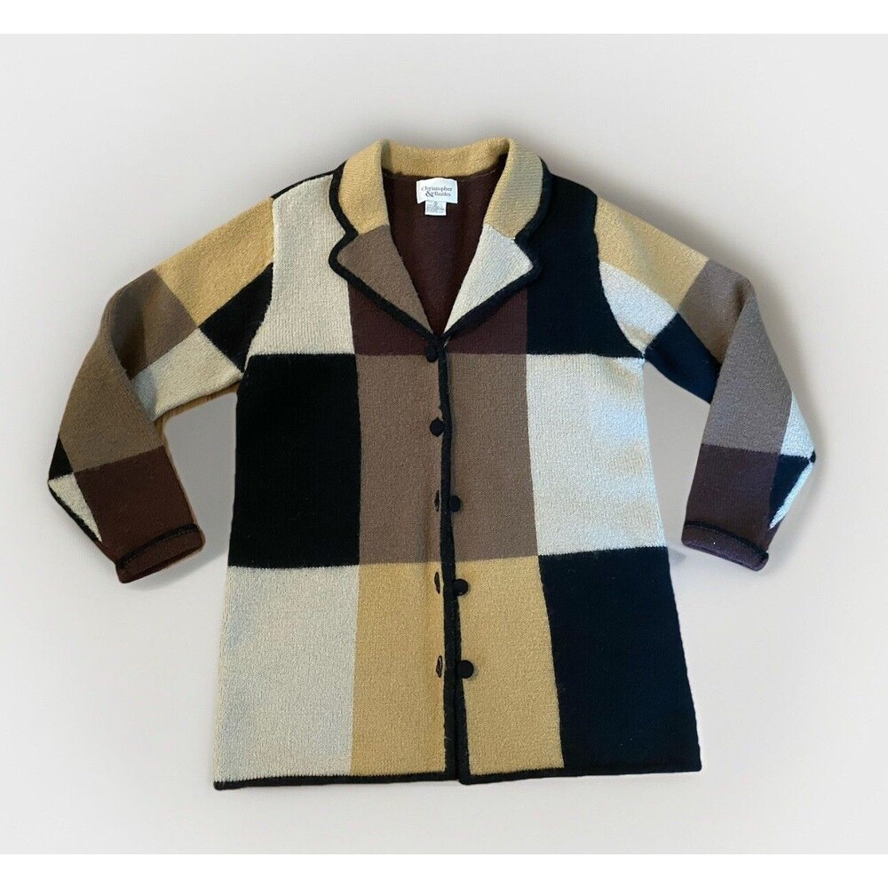 Christopher Banks Button Up Cardigan Jacket Woman’s 100% Wool S Long